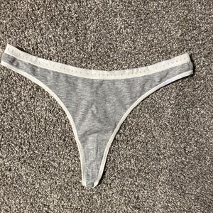 Victoria's Secret Heather Gray Thong